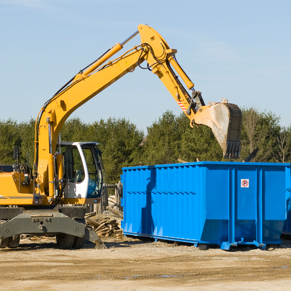 how does a residential dumpster rental service work in Corfu NY